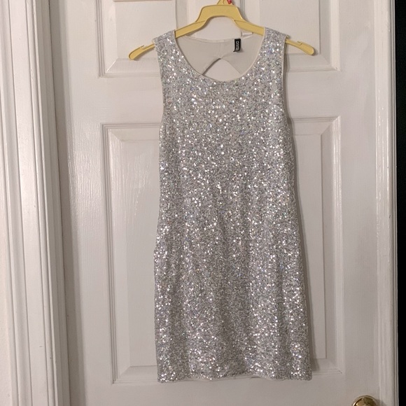 Sparkly Silver H&M Dress - Picture 1 of 6